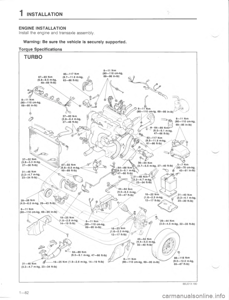 MAZDA MX-6 1988  Workshop Manual 


E
#
< 