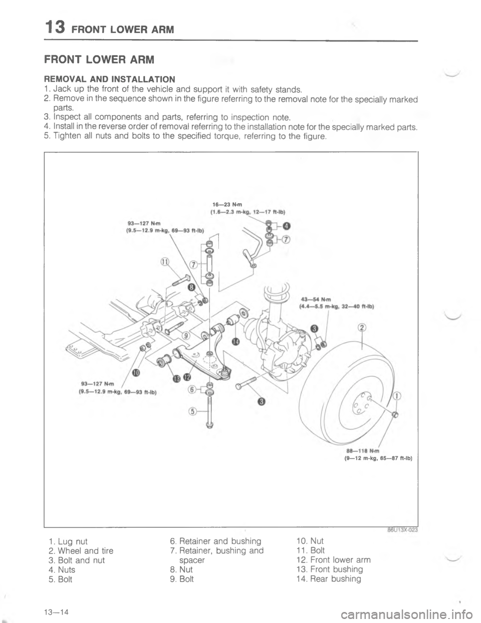 MAZDA MX-6 1988  Workshop Manual  H EE
A	

;

H
G
C



;
H
G
C 