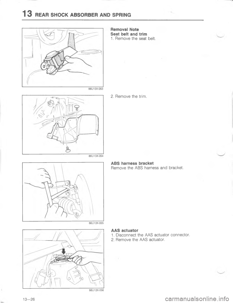 MAZDA MX-6 1988  Workshop Manual H 4



;

	:
4

	

; 