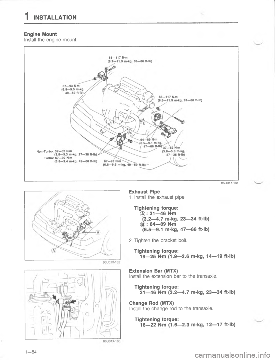 MAZDA MX-6 1988  Workshop Manual \)

  
\)
#



O
4
4
4
;

/



2



/ 