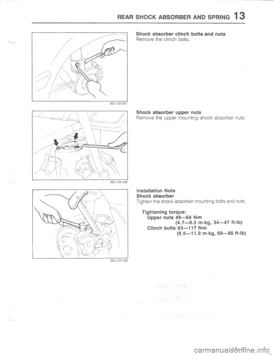 MAZDA MX-6 1988  Workshop Manual 454 79/(R 87/4854 ), 7-4)@	
4

4


#

=
46

4 
