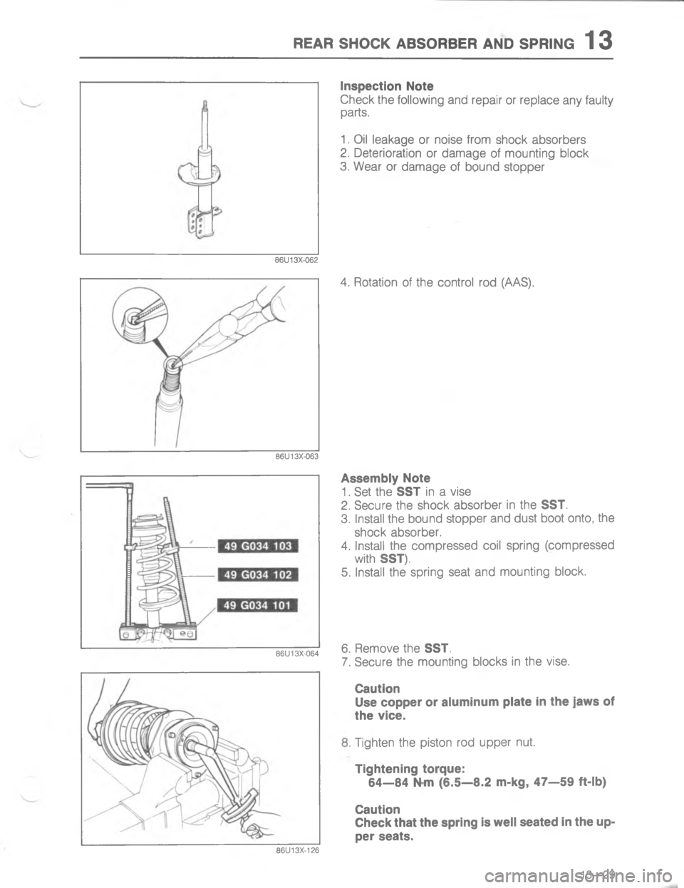MAZDA MX-6 1988  Workshop Manual 454 79/(R 87/4854 ), 7-4)@
\(


;
H

G

	
7
7

	



4
7

=

#




 
;
H
G
C
<
D< 