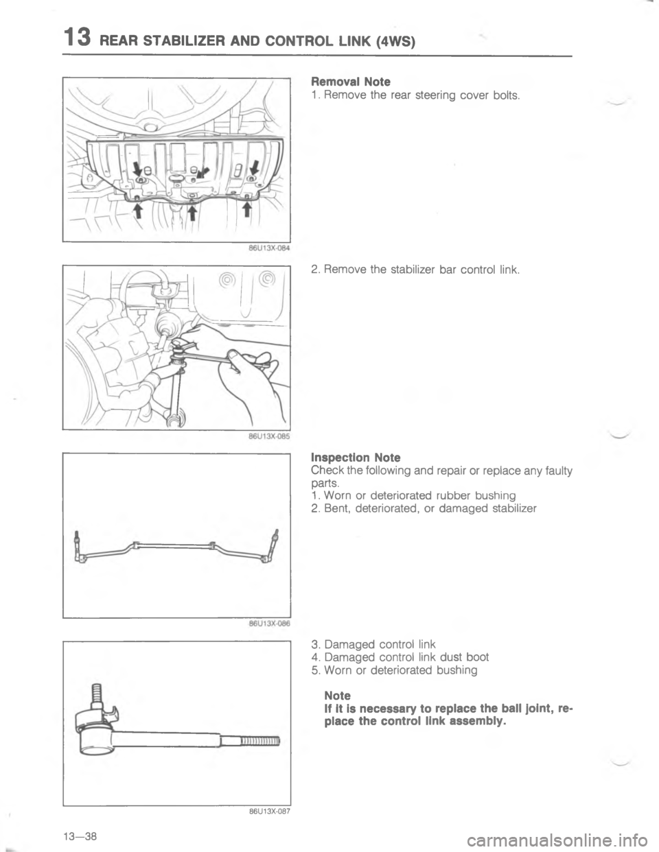 MAZDA MX-6 1988  Workshop Manual 	.4

;

\(


;
H
G
C


 