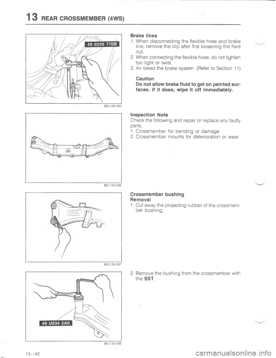 MAZDA MX-6 1988  Workshop Manual 	.4:



;

H


%


\(


;




!
;
  