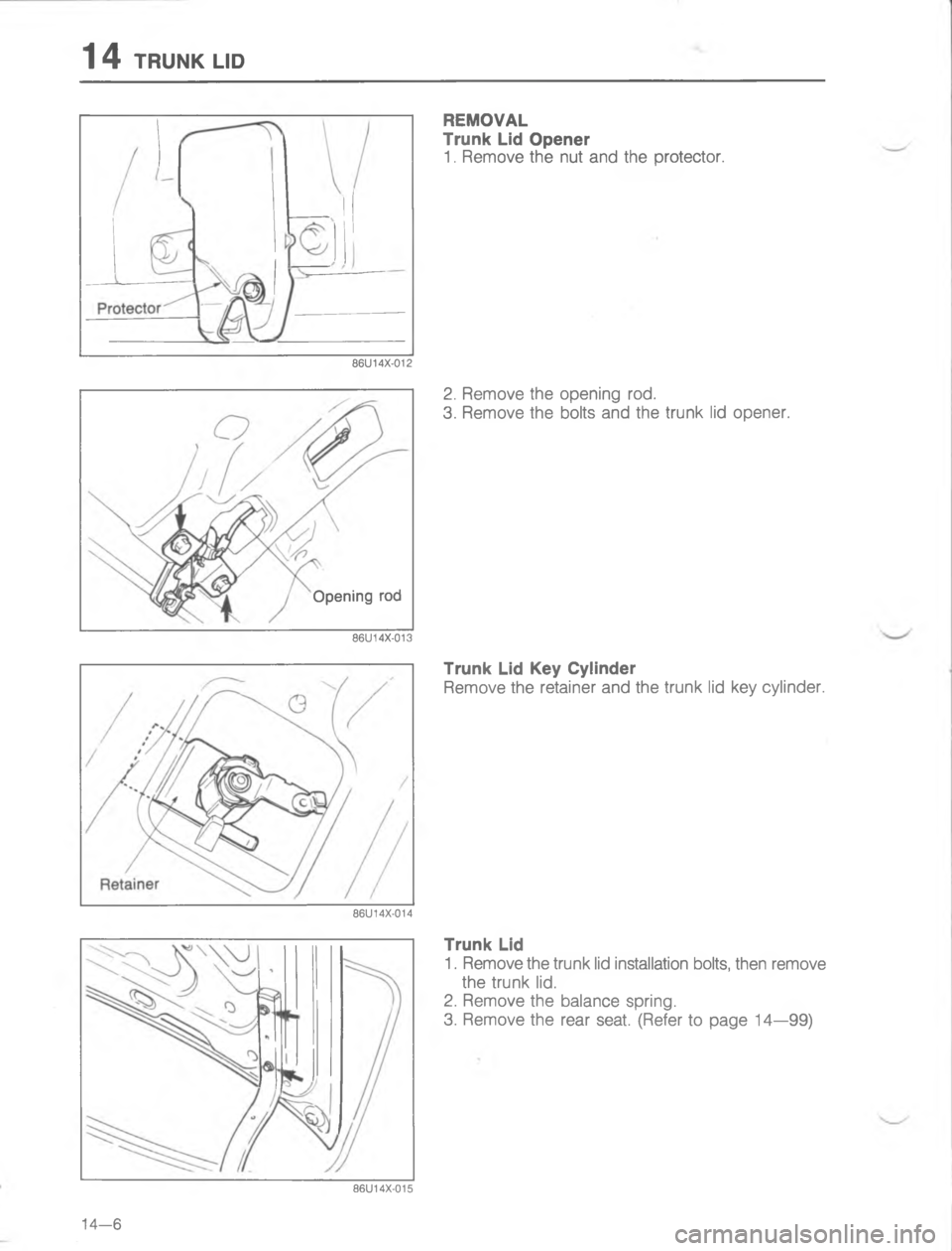 MAZDA MX-6 1988  Workshop Manual 	-#



;
H

4




;
H< / 