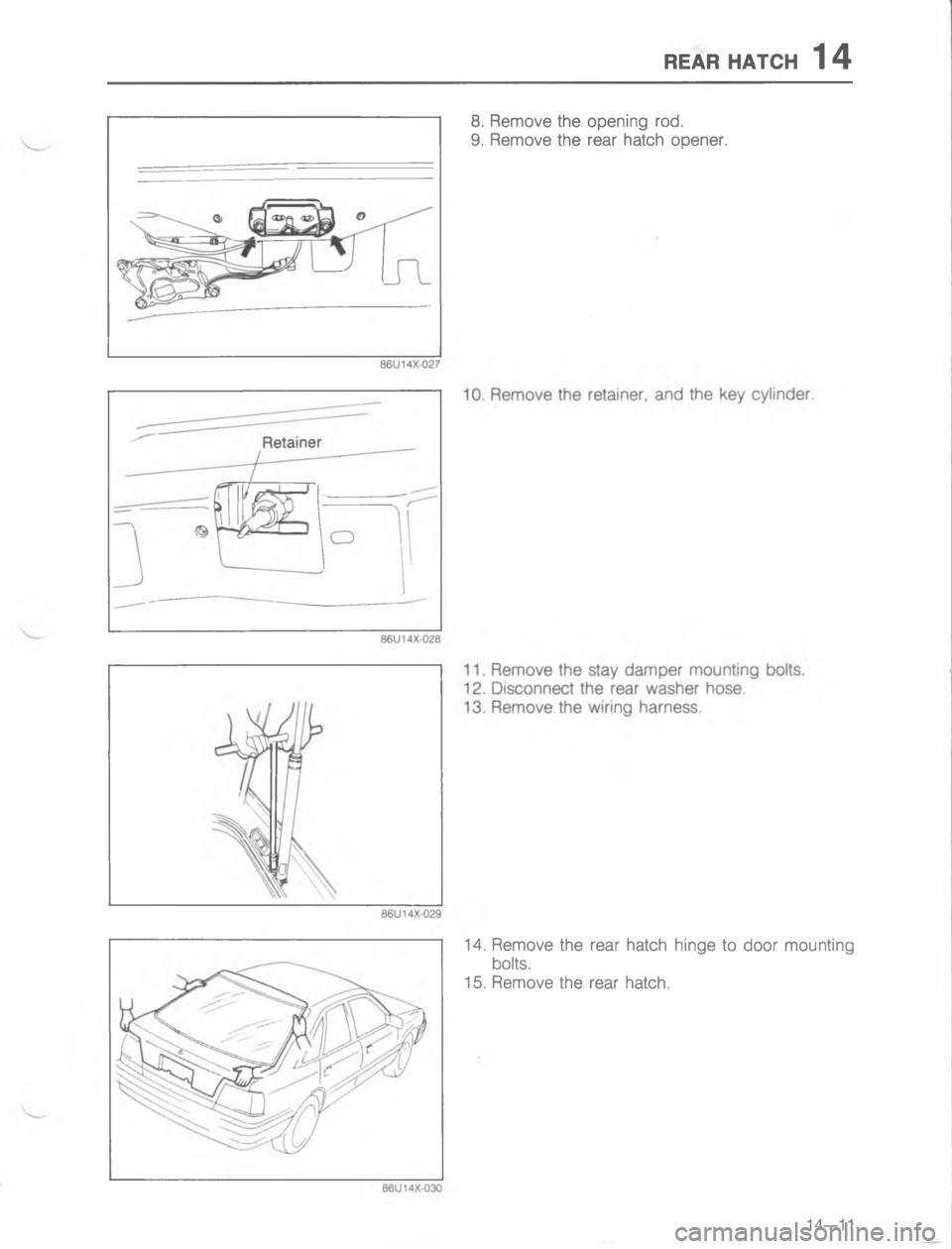 MAZDA MX-6 1988  Workshop Manual 454 9#(9


!
 