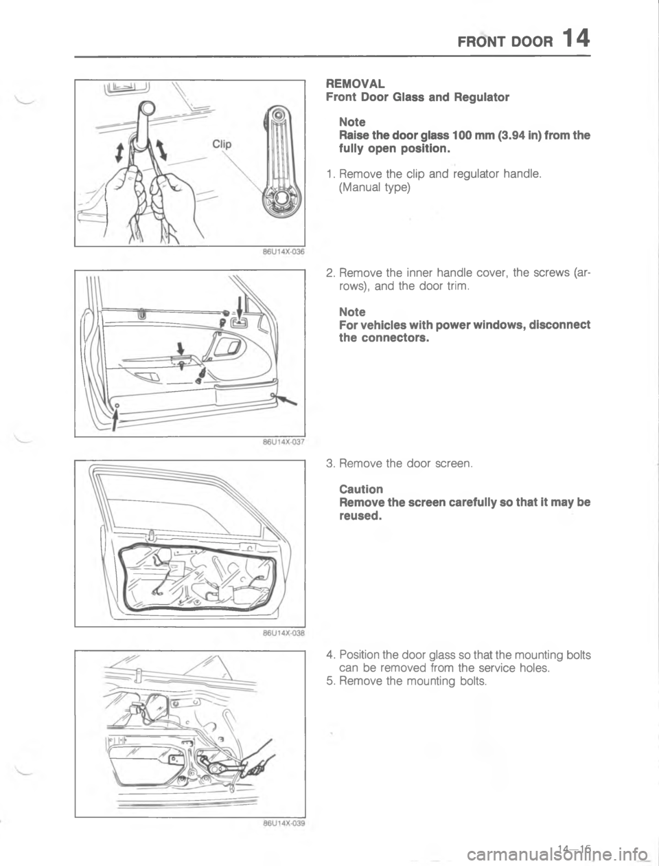 MAZDA MX-6 1988  Workshop Manual E4/)# ,//4A	0



%

2
;




H

"&

G

C 