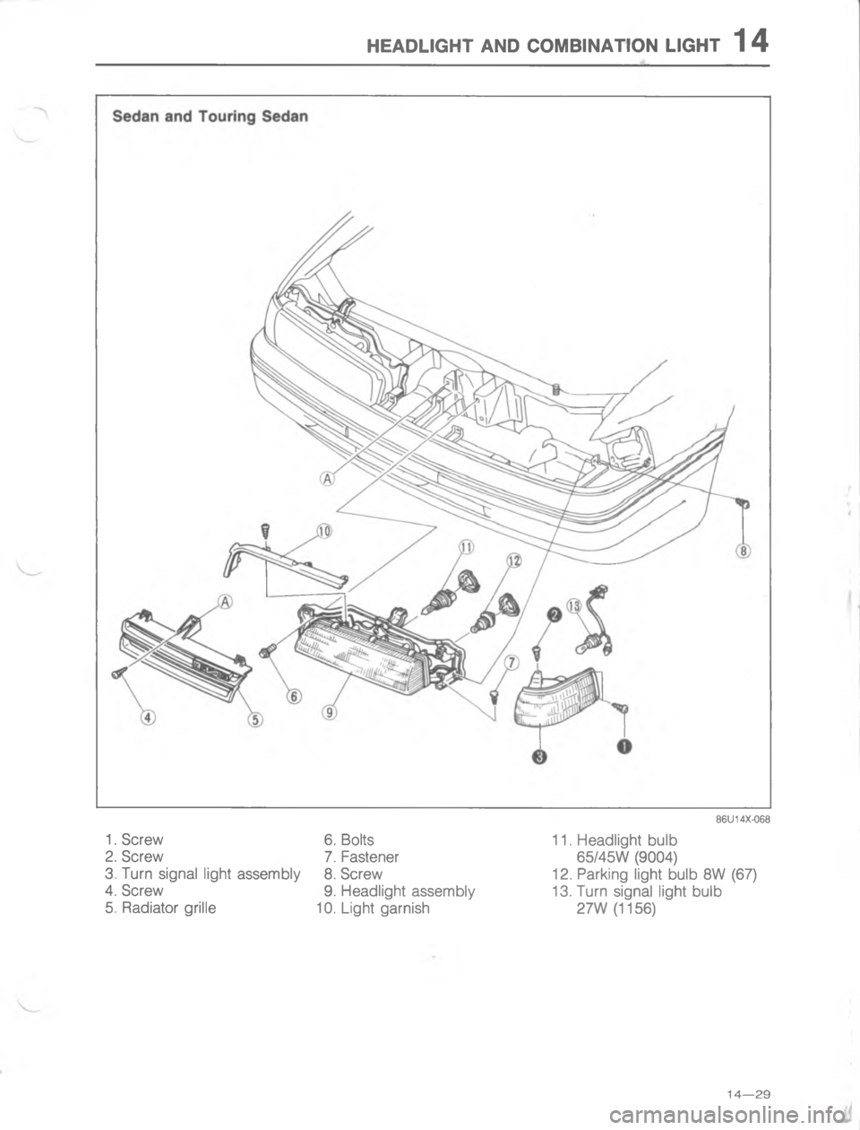 MAZDA MX-6 1988  Workshop Manual 95,.@9# ), (/8)#/) .@9##$

;
H
G
C<
D



<C


;D 