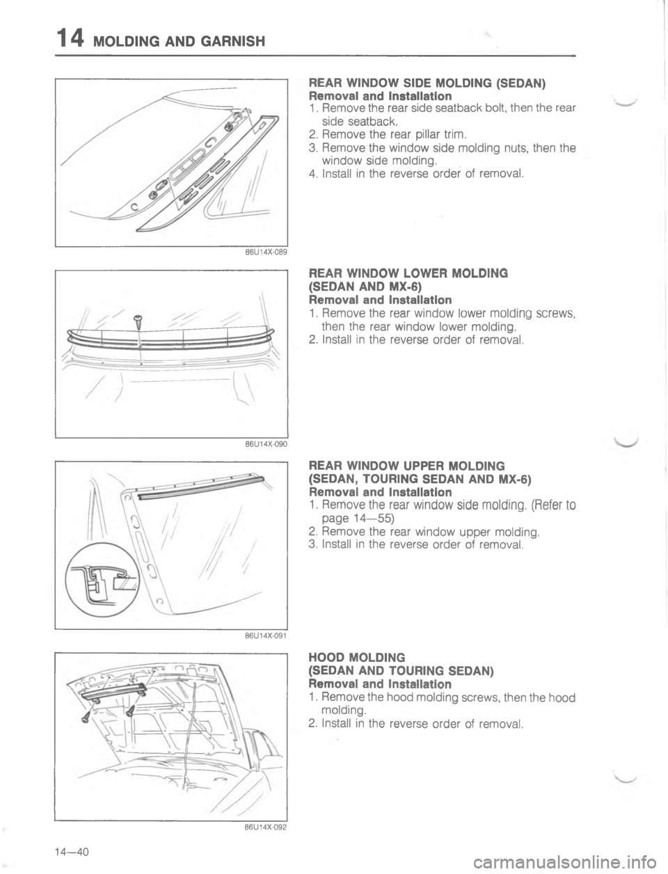 MAZDA MX-6 1988  Workshop Manual G/


	
;
H

G
#
#
4



;

4	



;
H
#$

4



;<GB 