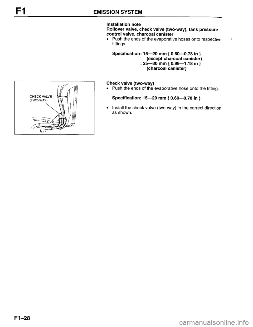 MAZDA PROTEGE 1996  Workshop Manual 