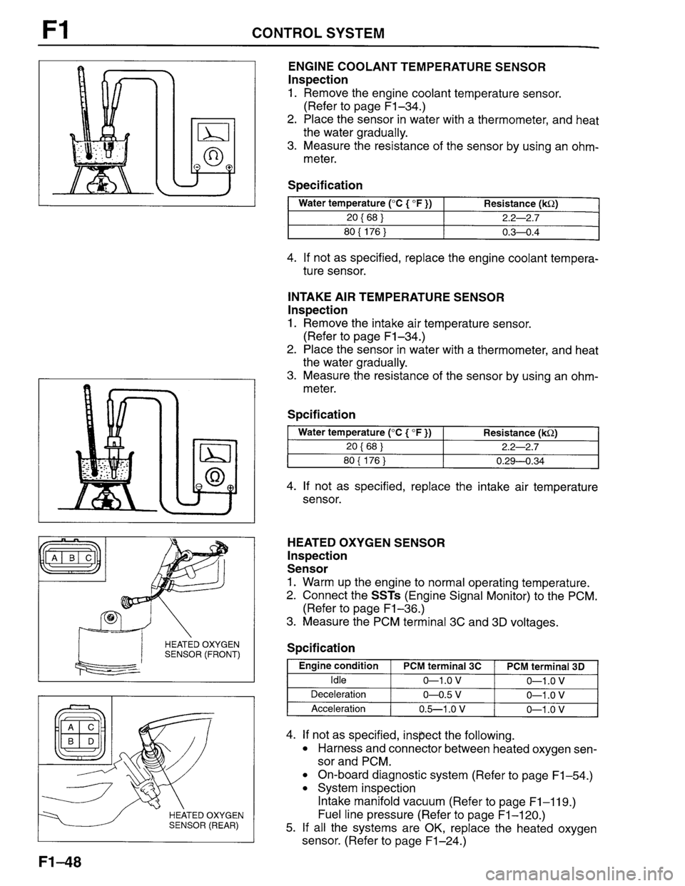 MAZDA PROTEGE 1996  Workshop Manual 
