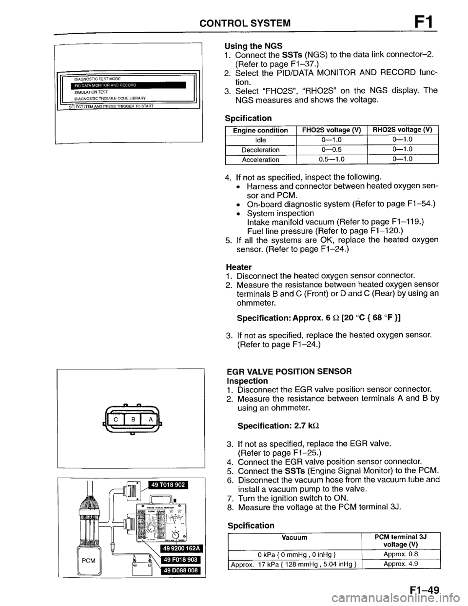 MAZDA PROTEGE 1996  Workshop Manual 