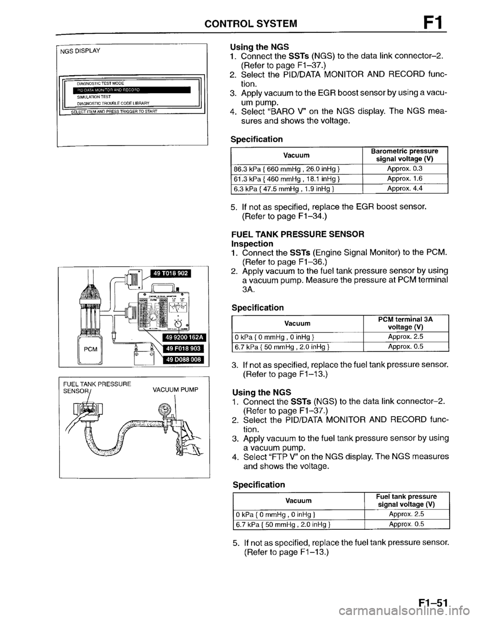 MAZDA PROTEGE 1996  Workshop Manual 