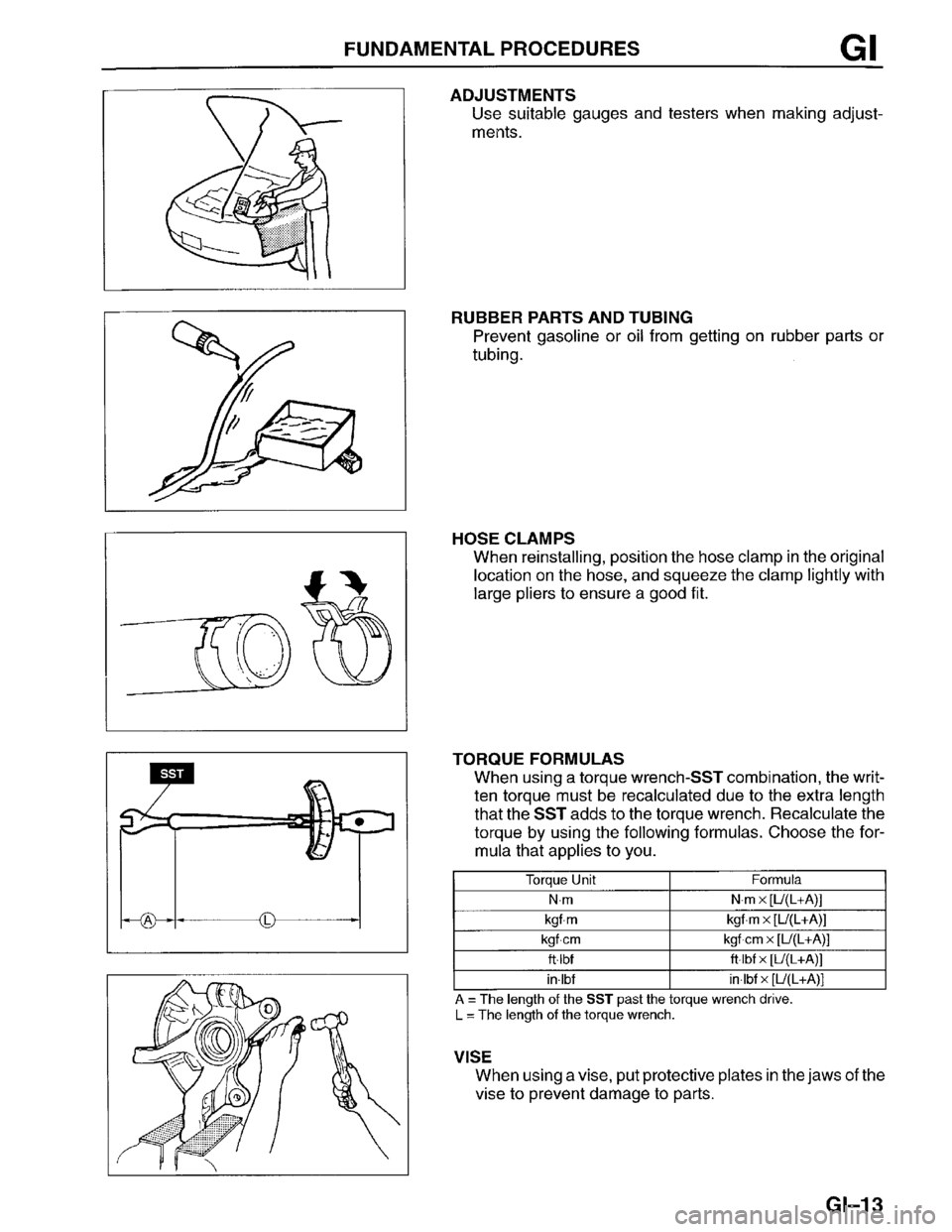 MAZDA PROTEGE 1996  Workshop Manual 