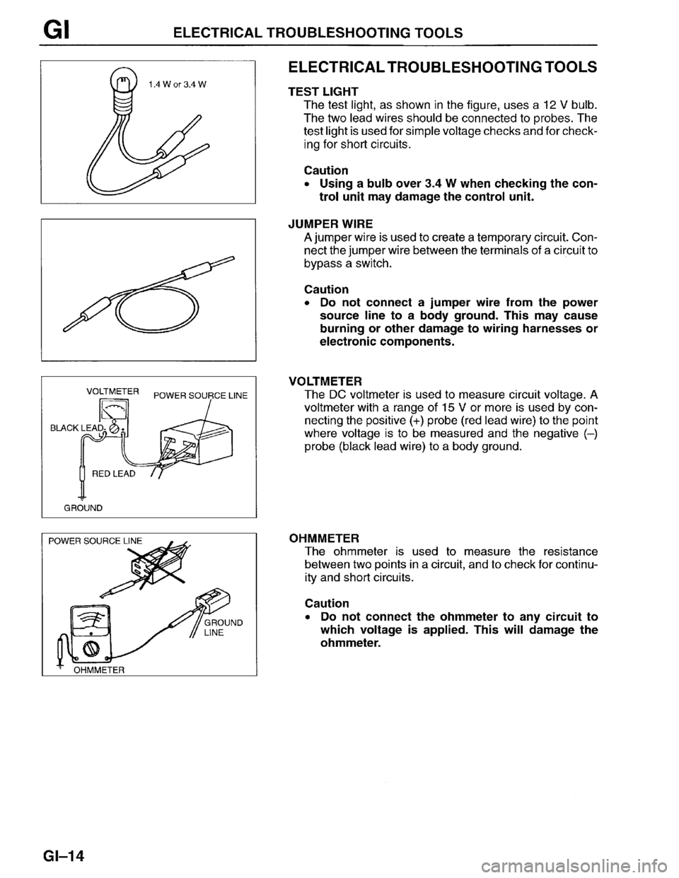 MAZDA PROTEGE 1996  Workshop Manual 