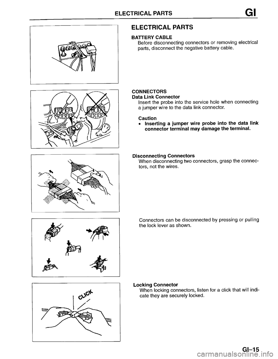 MAZDA PROTEGE 1996  Workshop Manual 