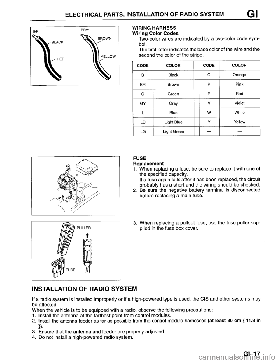 MAZDA PROTEGE 1996  Workshop Manual 