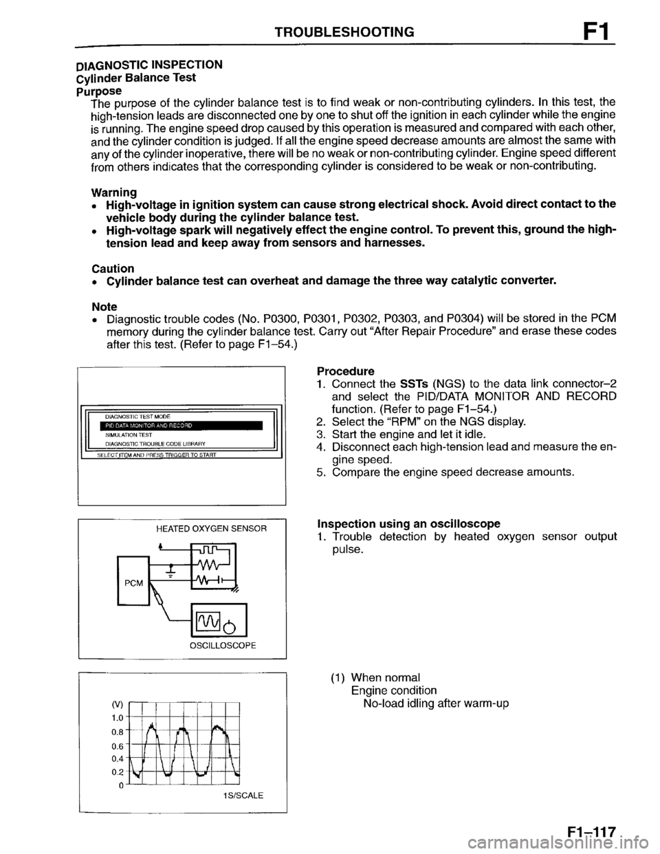 MAZDA PROTEGE 1996  Workshop Manual 
