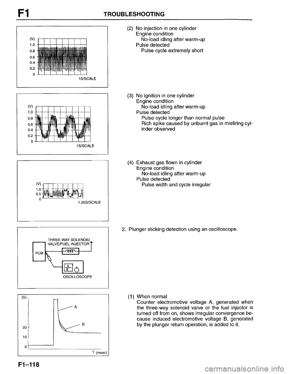 MAZDA PROTEGE 1996  Workshop Manual 