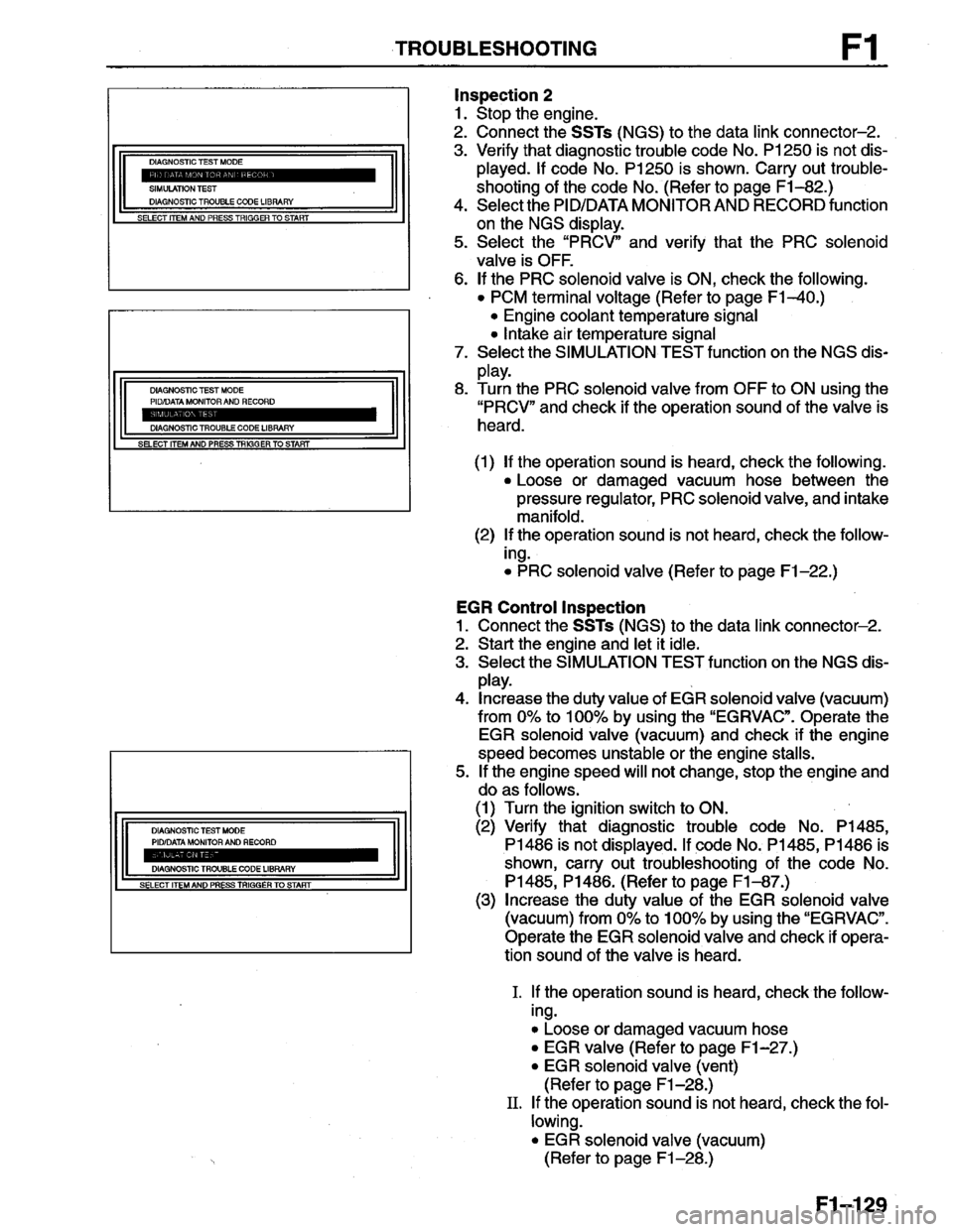 MAZDA PROTEGE 1996  Workshop Manual 