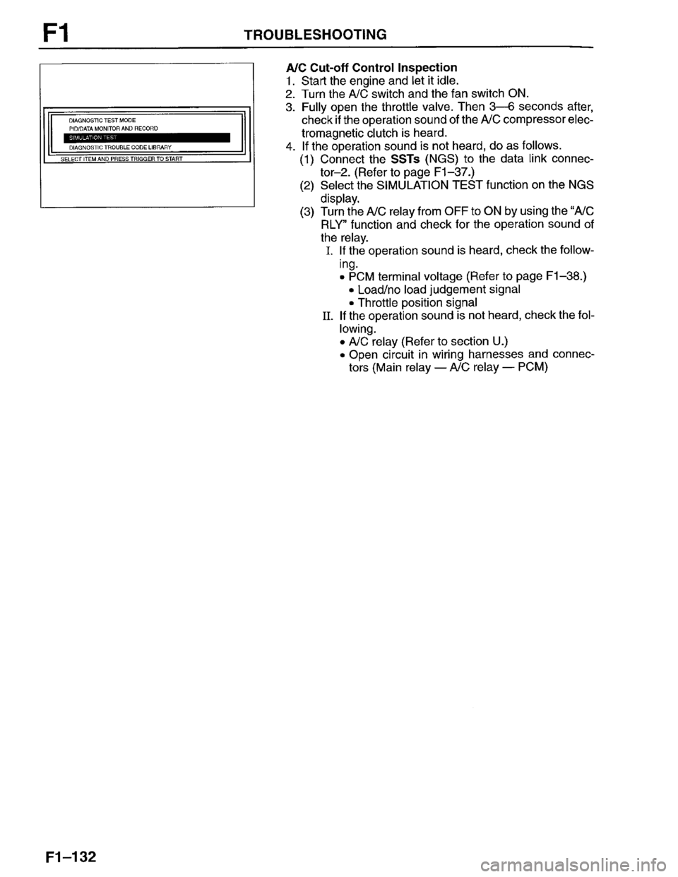 MAZDA PROTEGE 1996  Workshop Manual 
