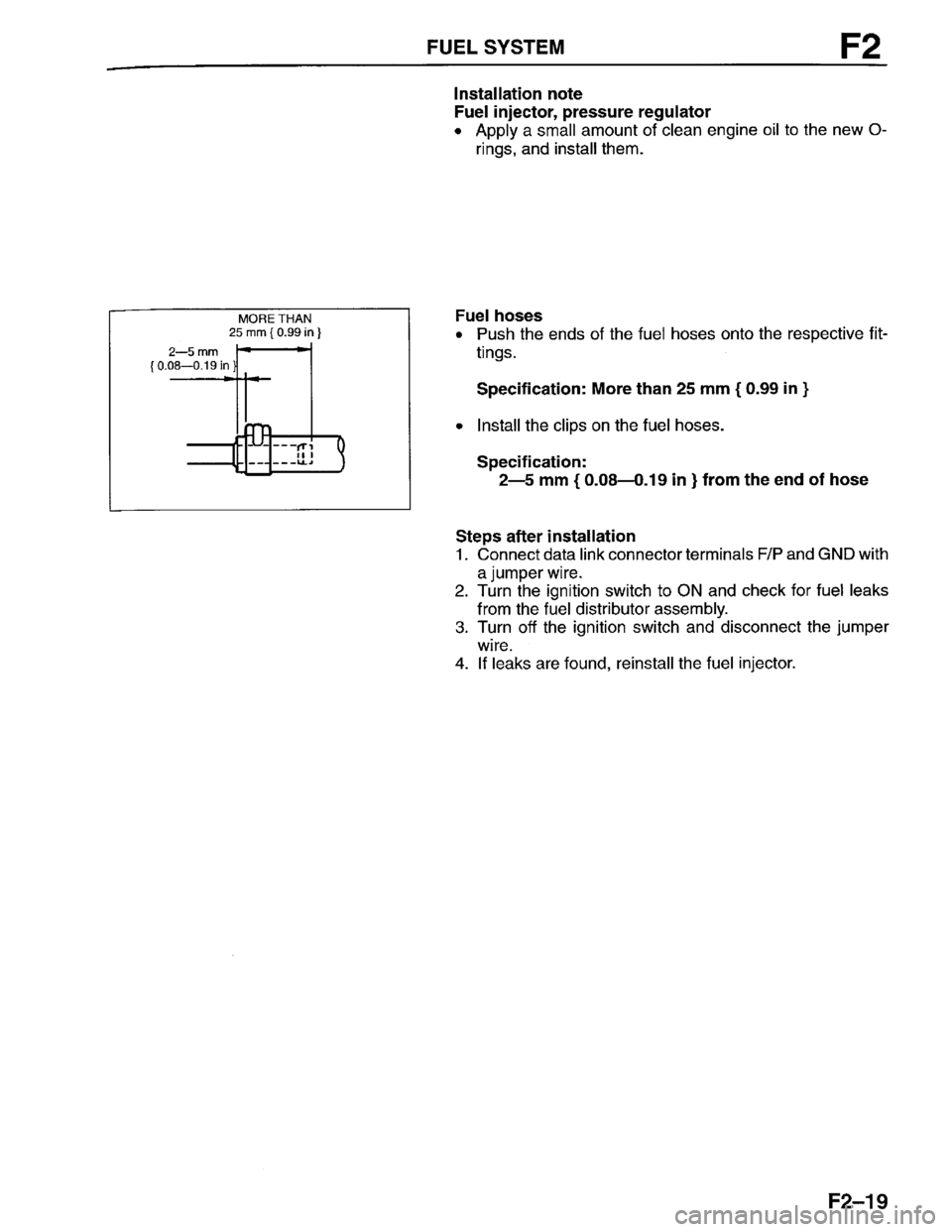 MAZDA PROTEGE 1996  Workshop Manual 