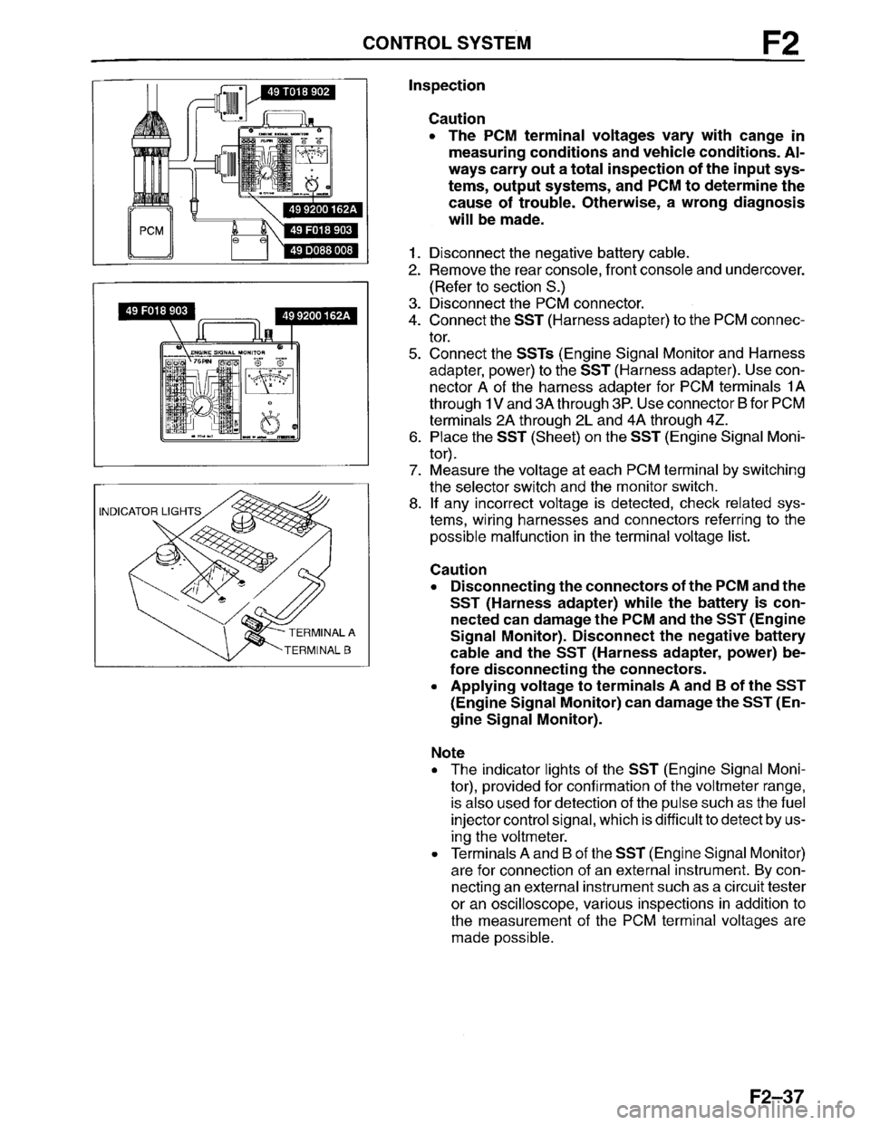 MAZDA PROTEGE 1996  Workshop Manual 