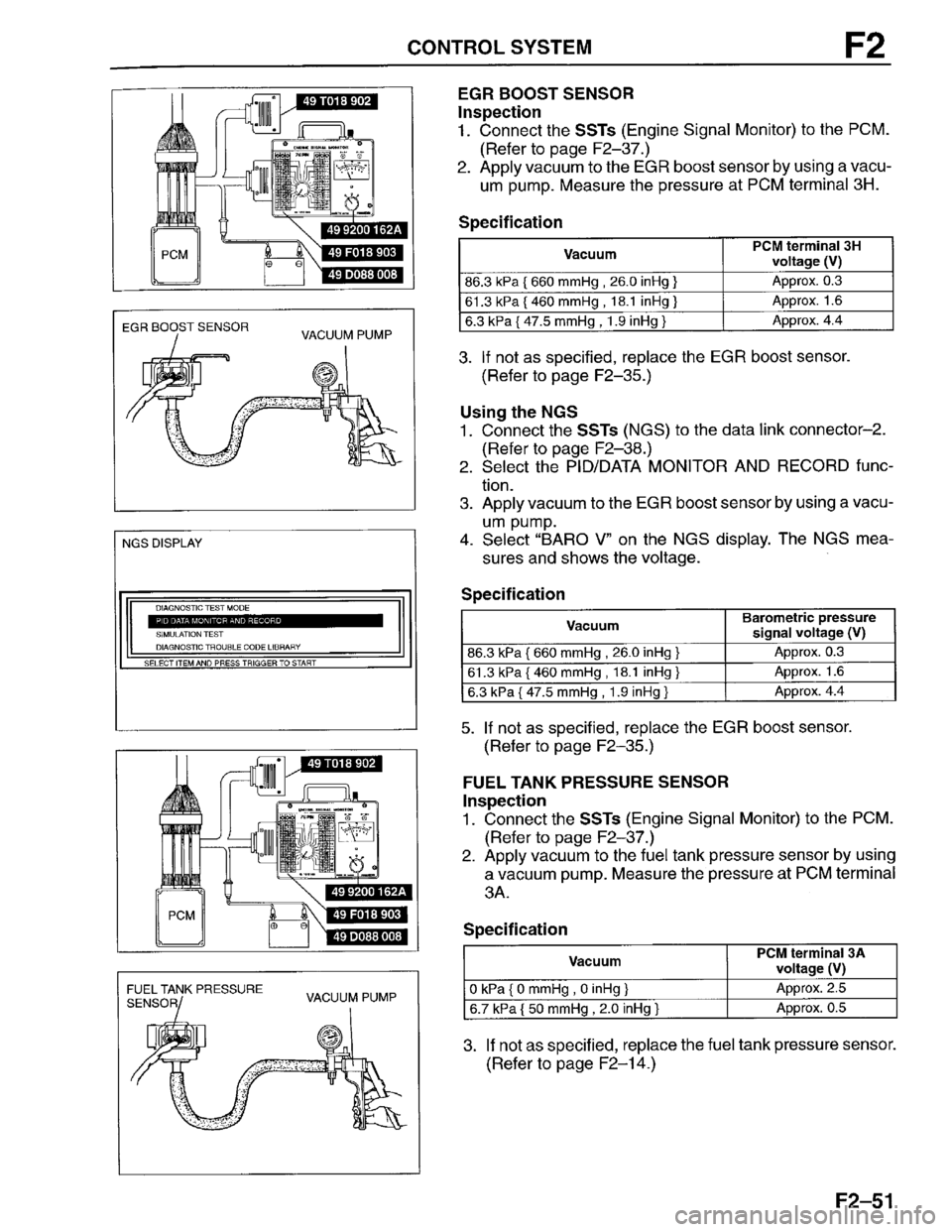 MAZDA PROTEGE 1996  Workshop Manual 