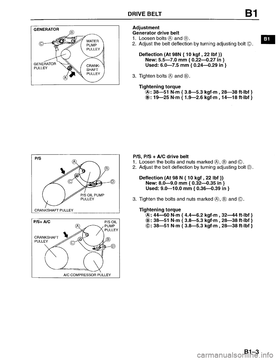 MAZDA PROTEGE 1996  Workshop Manual 