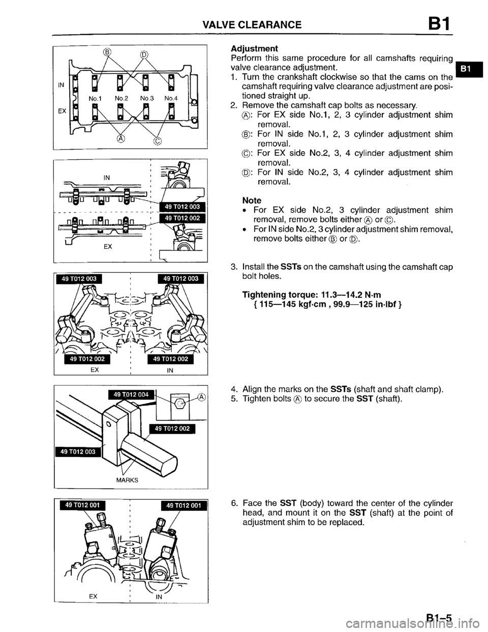 MAZDA PROTEGE 1996  Workshop Manual 