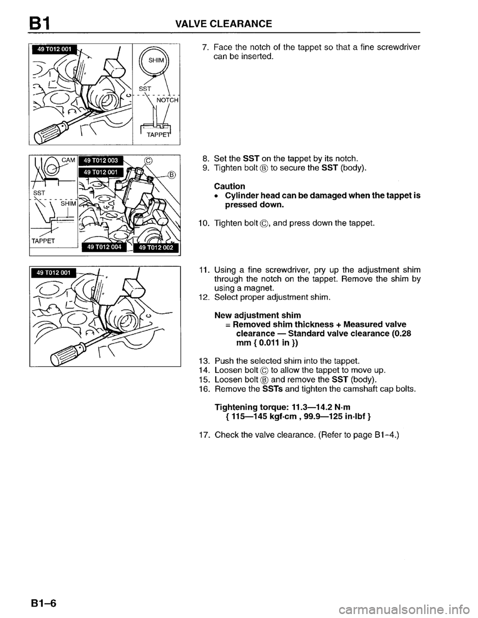 MAZDA PROTEGE 1996  Workshop Manual 