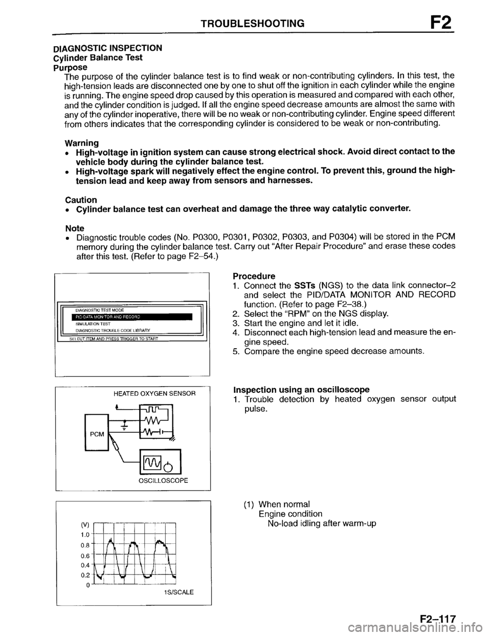 MAZDA PROTEGE 1996  Workshop Manual 