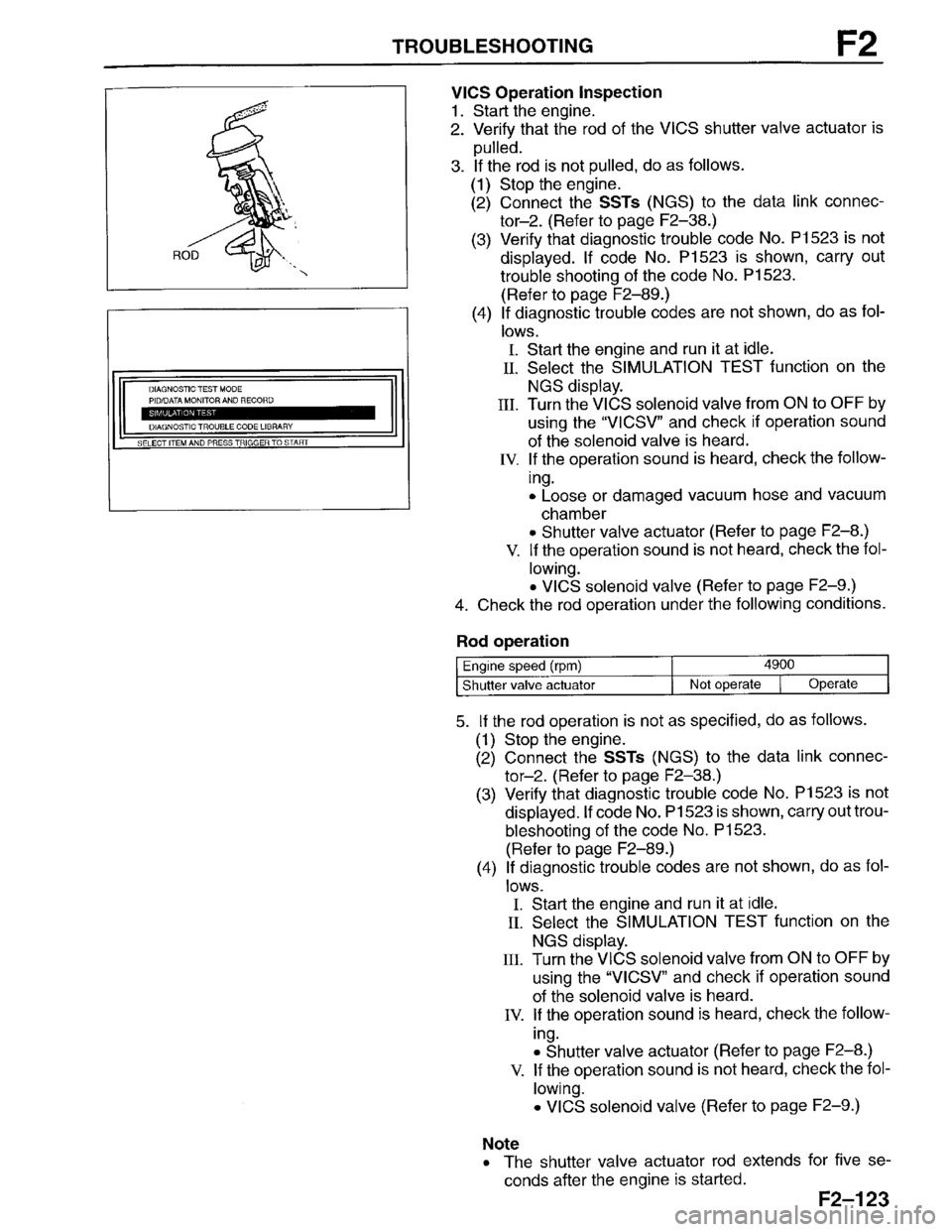 MAZDA PROTEGE 1996  Workshop Manual 