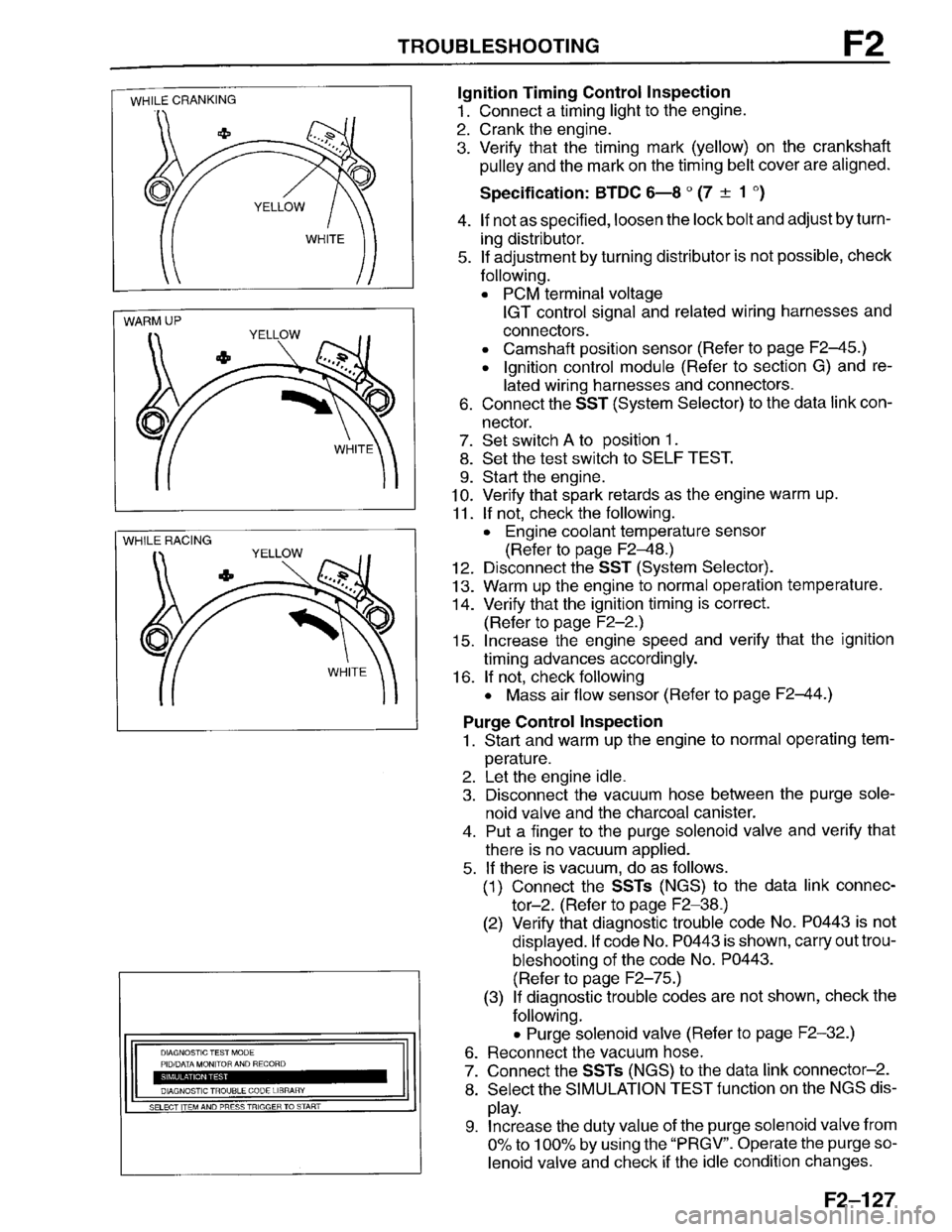 MAZDA PROTEGE 1996  Workshop Manual 