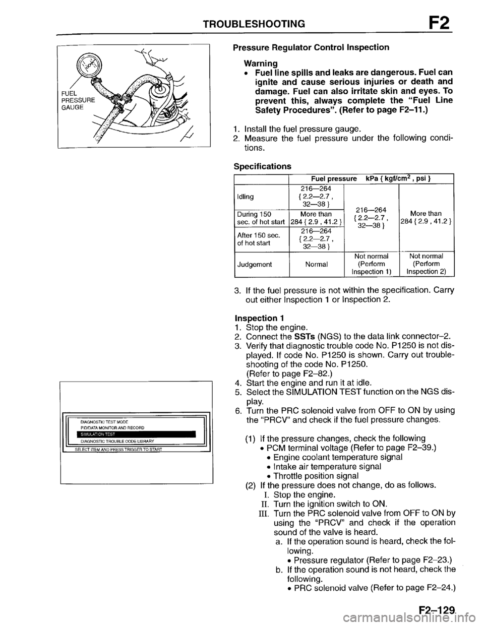 MAZDA PROTEGE 1996  Workshop Manual 