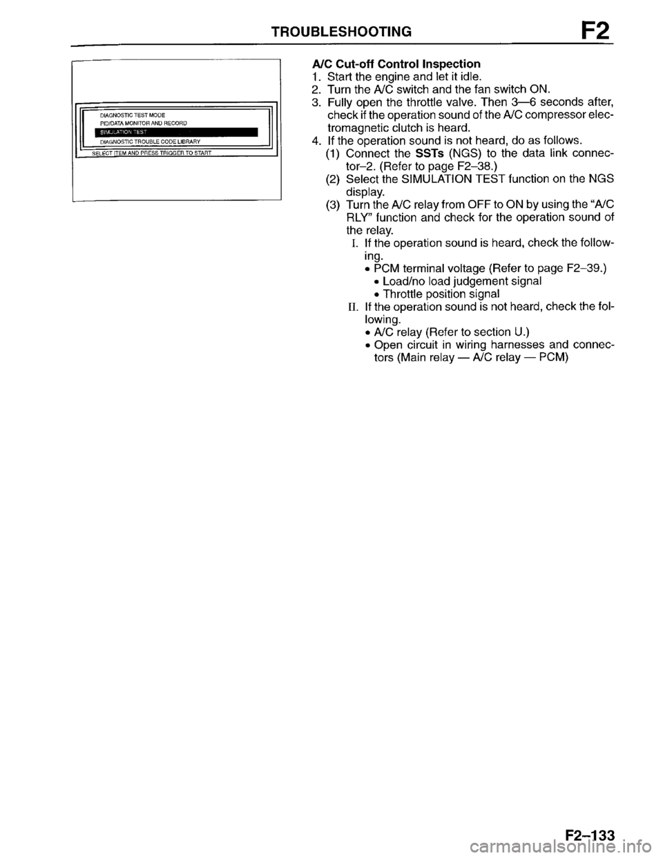MAZDA PROTEGE 1996  Workshop Manual 
