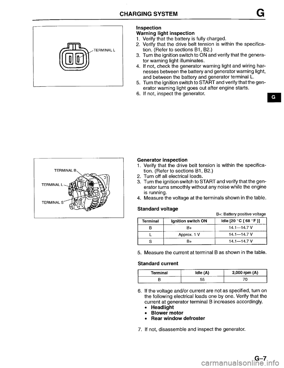 MAZDA PROTEGE 1996  Workshop Manual 