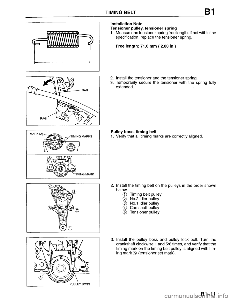 MAZDA PROTEGE 1996  Workshop Manual 