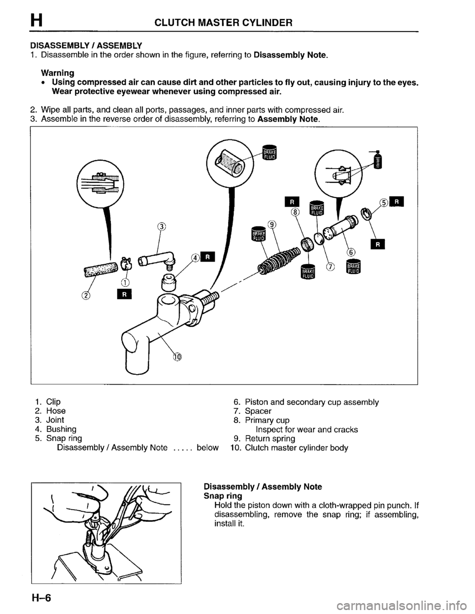 MAZDA PROTEGE 1996  Workshop Manual 
