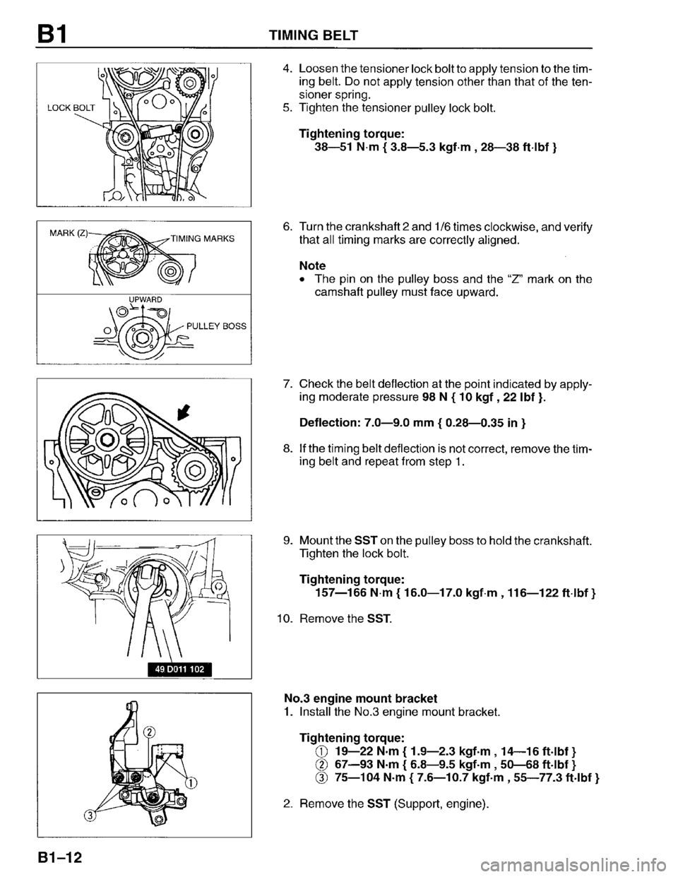 MAZDA PROTEGE 1996  Workshop Manual 
