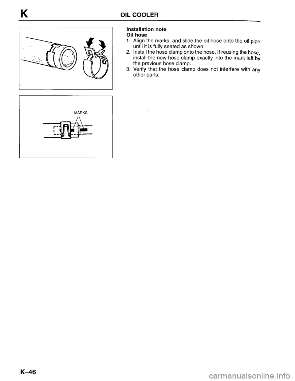 MAZDA PROTEGE 1996  Workshop Manual 