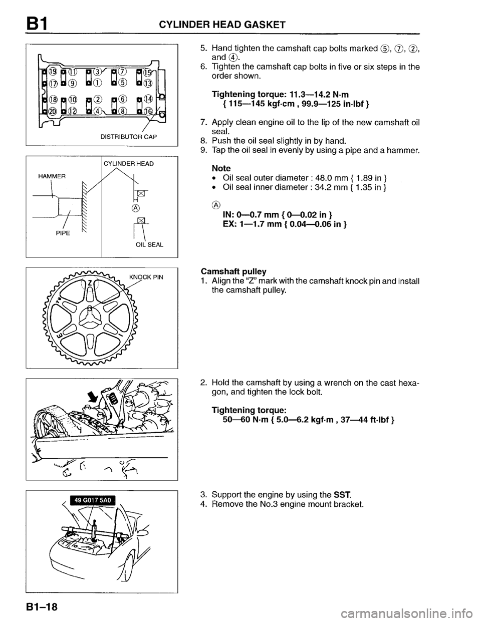 MAZDA PROTEGE 1996  Workshop Manual 
