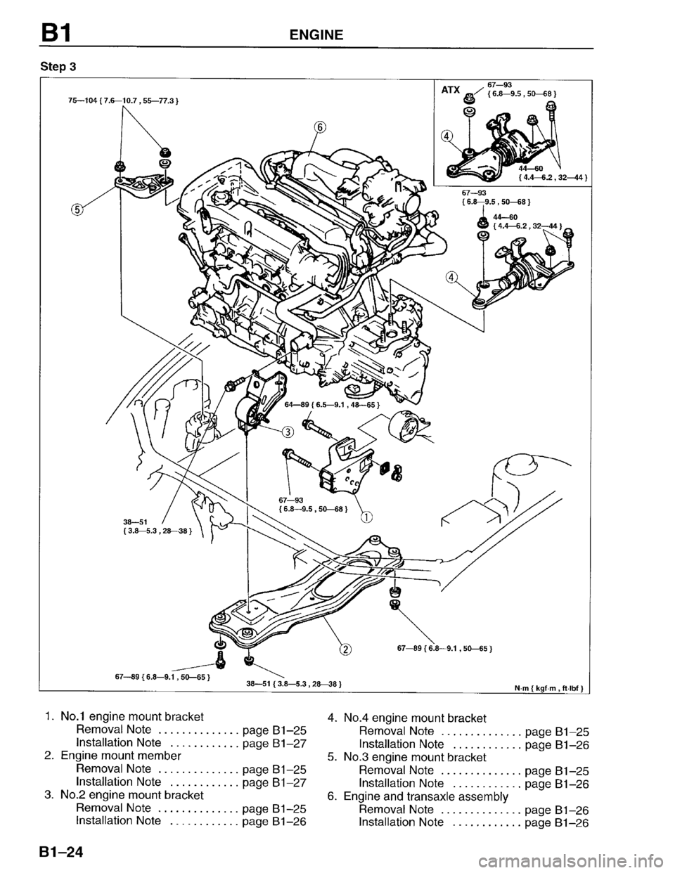 MAZDA PROTEGE 1996  Workshop Manual 