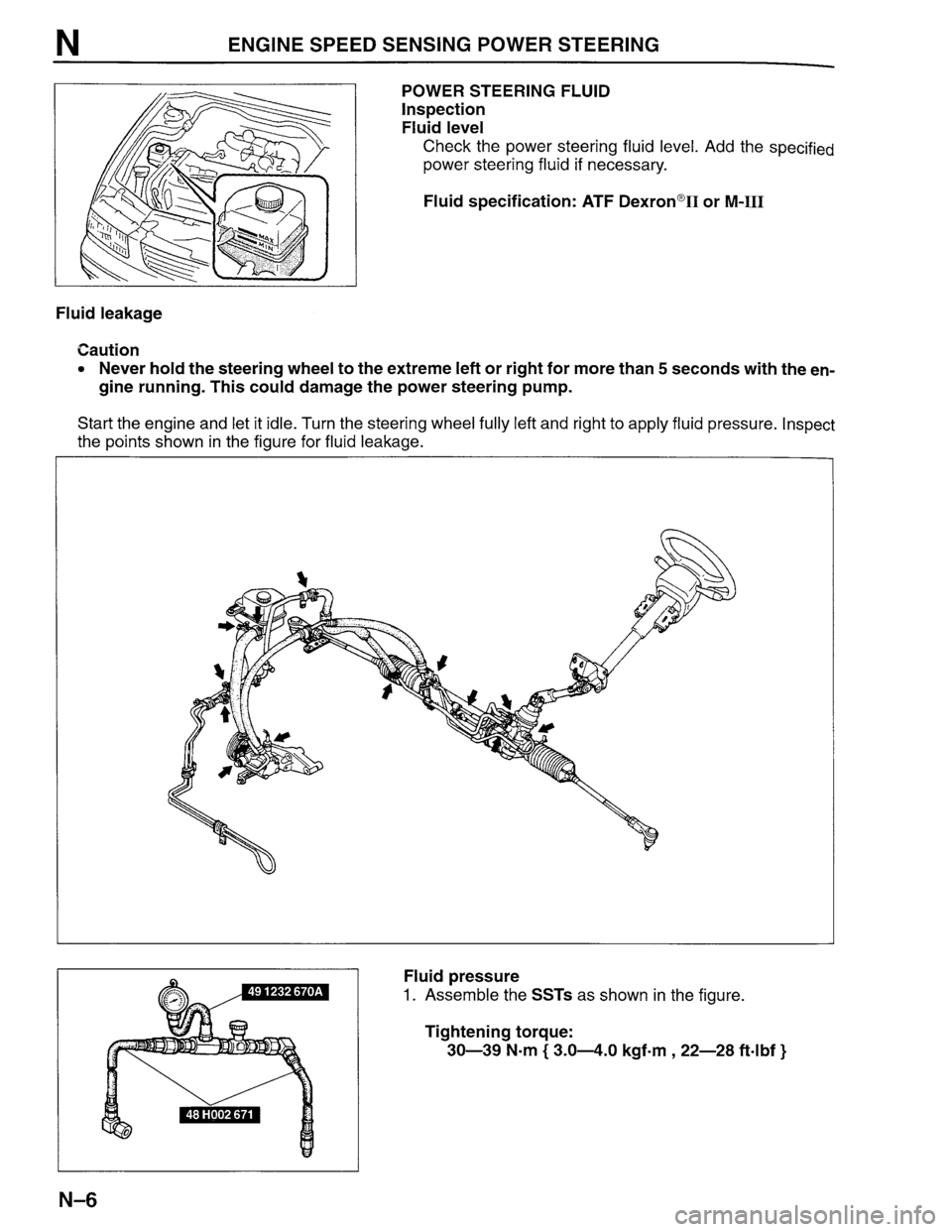 MAZDA PROTEGE 1996  Workshop Manual 