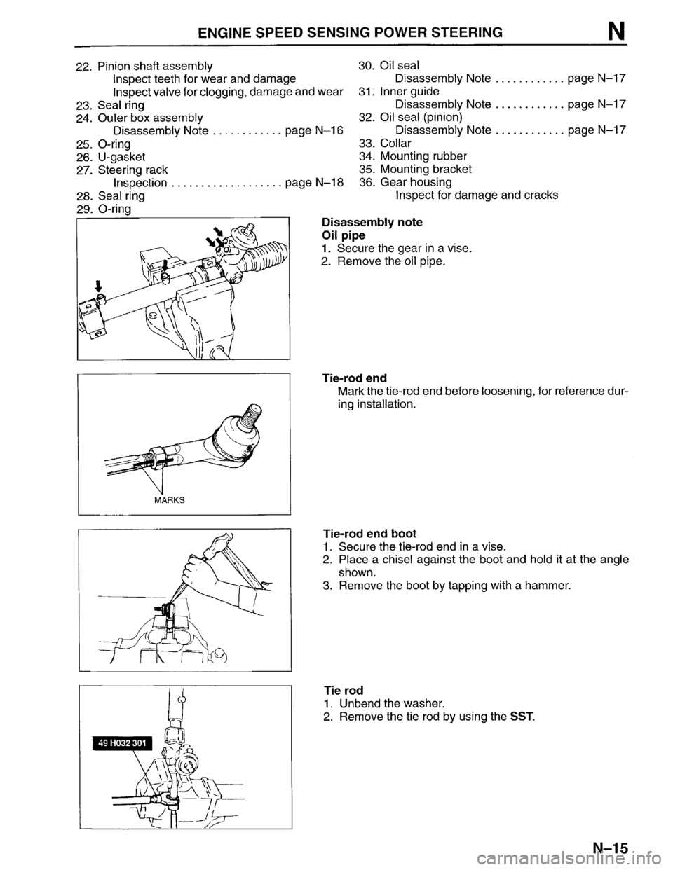 MAZDA PROTEGE 1996  Workshop Manual 
