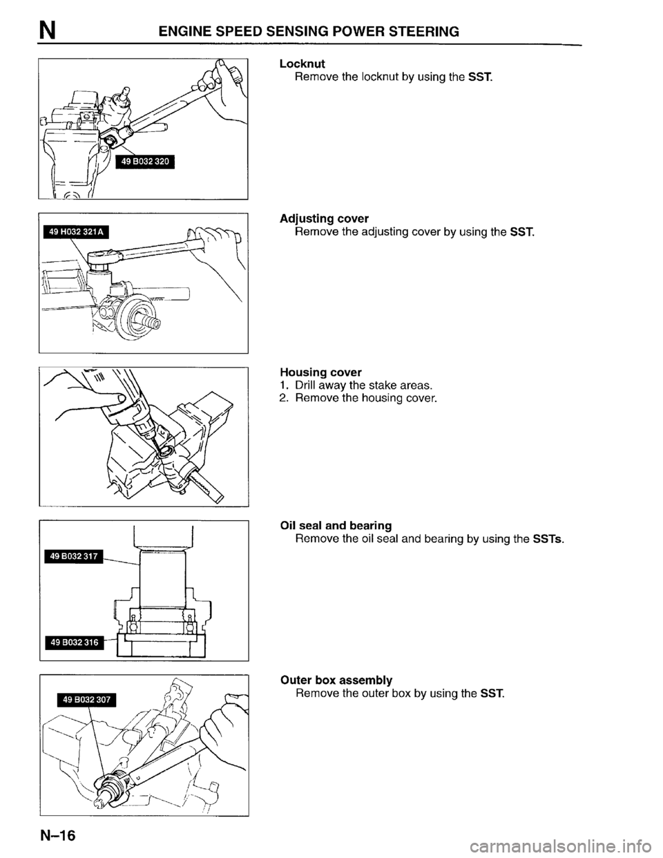 MAZDA PROTEGE 1996  Workshop Manual 