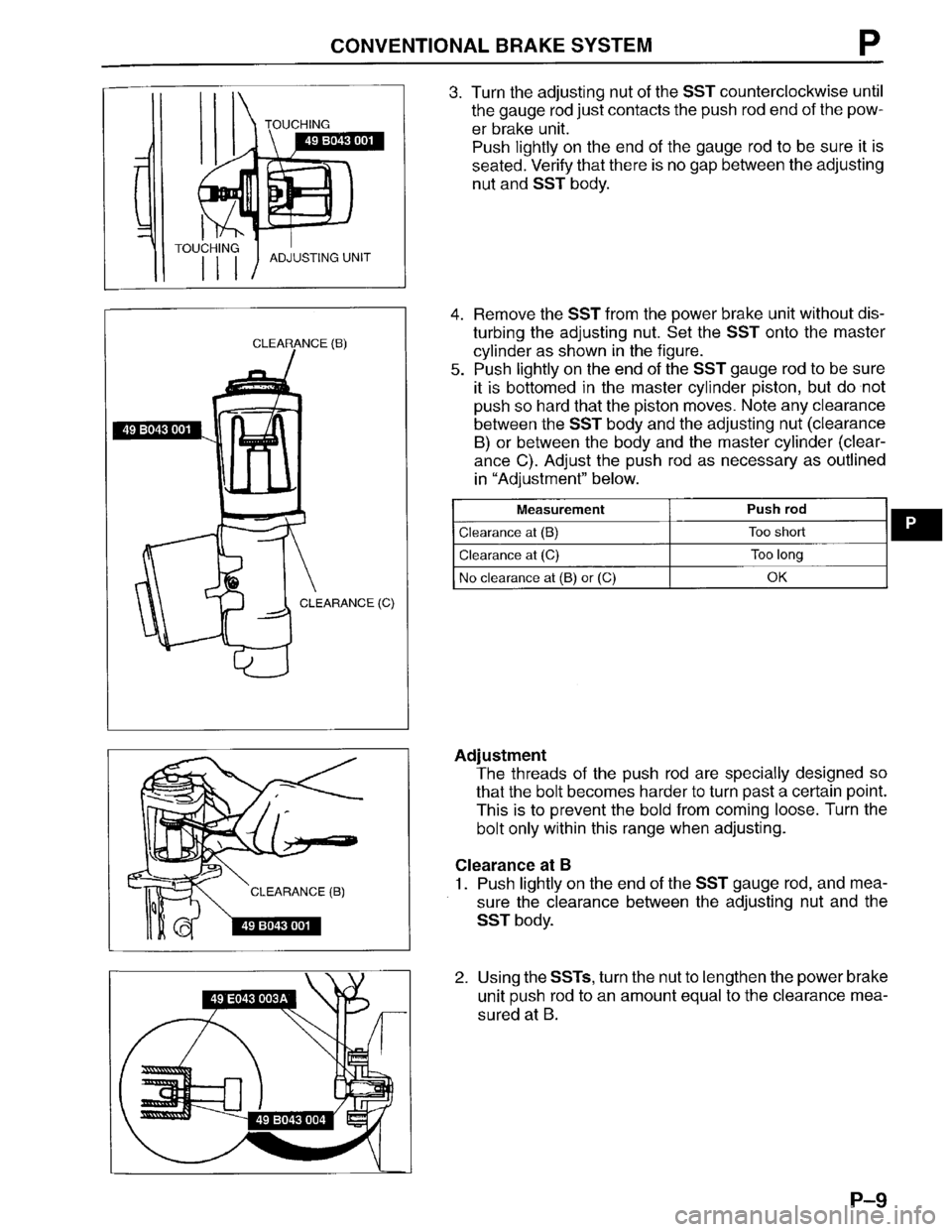 MAZDA PROTEGE 1996  Workshop Manual 