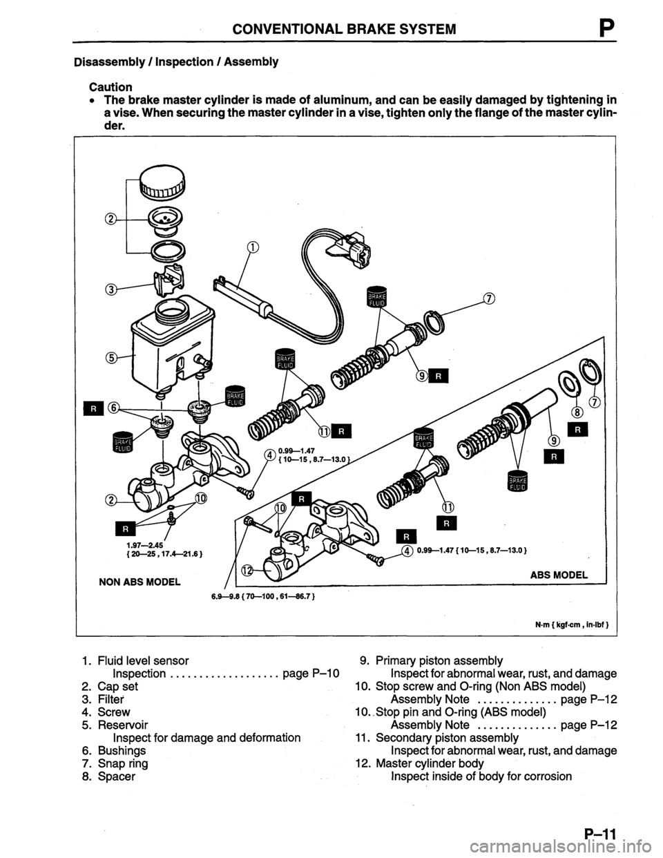 MAZDA PROTEGE 1996  Workshop Manual 