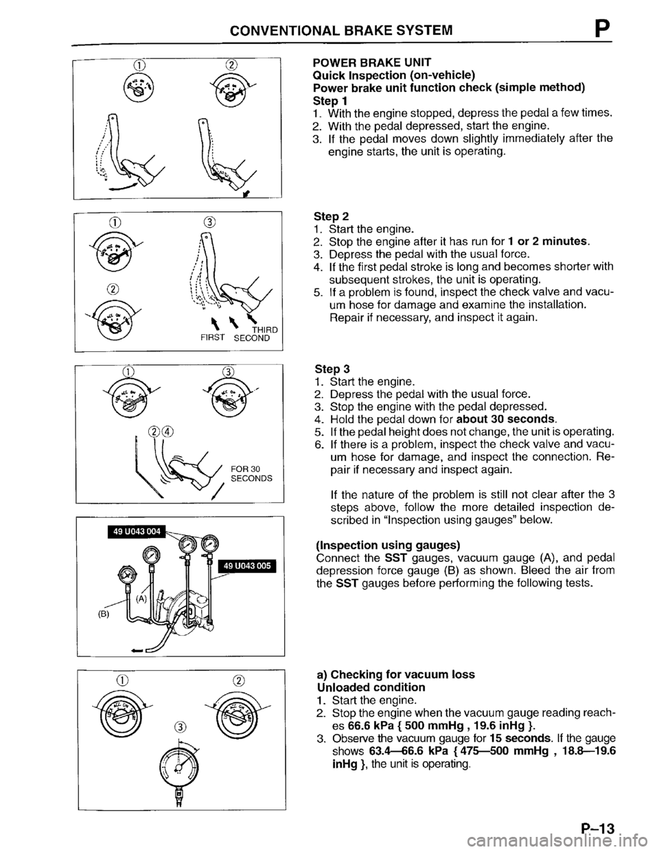 MAZDA PROTEGE 1996  Workshop Manual 