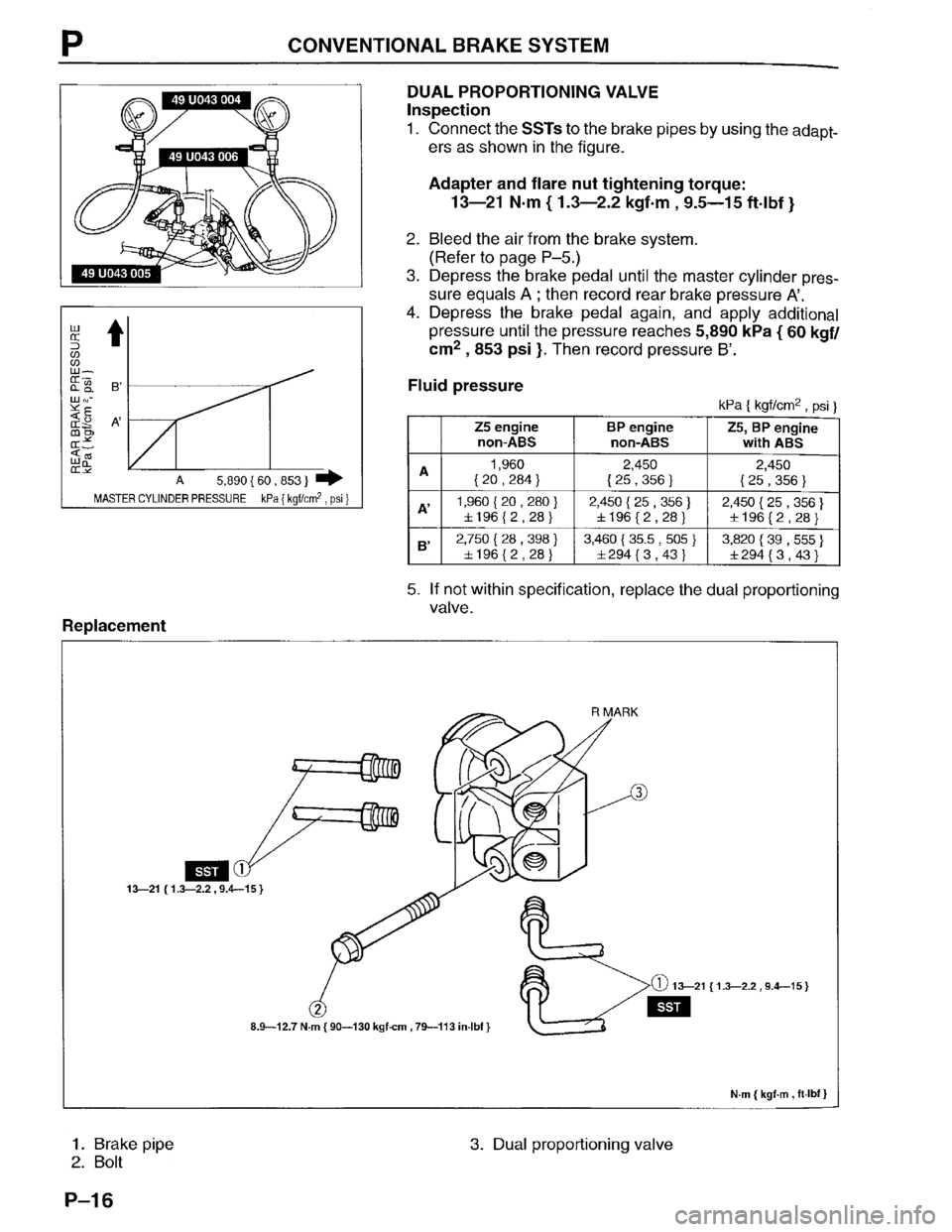 MAZDA PROTEGE 1996  Workshop Manual 